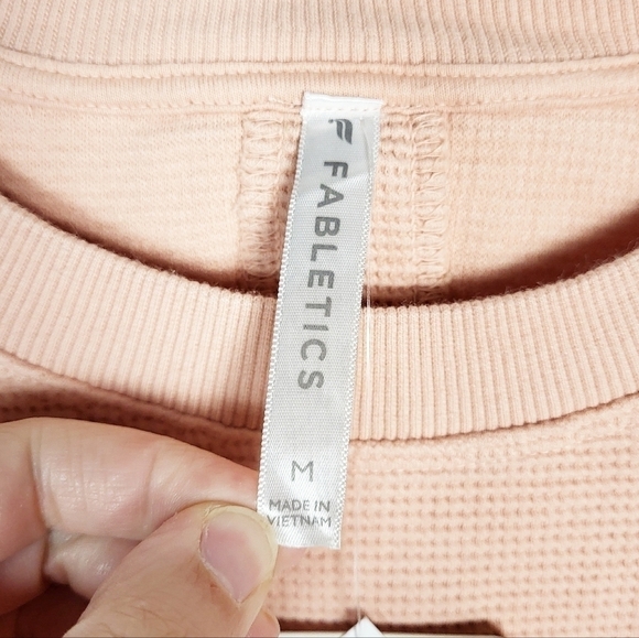 FABLETICS Anna tie back sweatshirt open back gym fitness - Picture 4 of 7